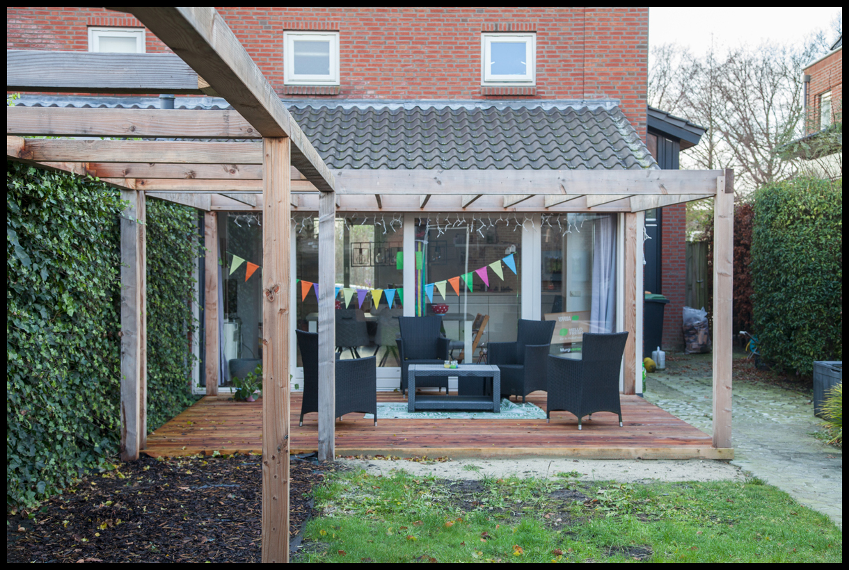Pergola vlonder de deense timmerman nijmegen douglas hout