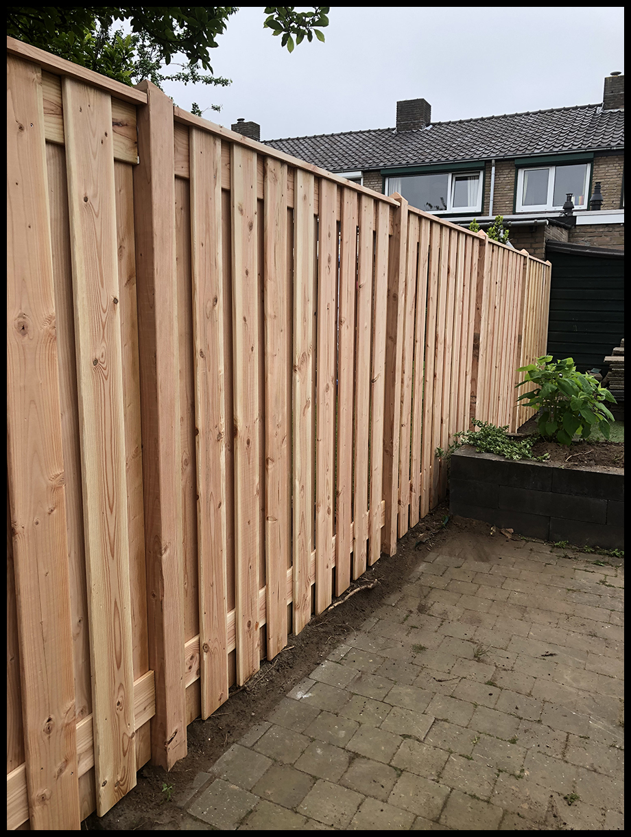 schutting op maat poort De Deense Timmerman Nijmegen Weurt